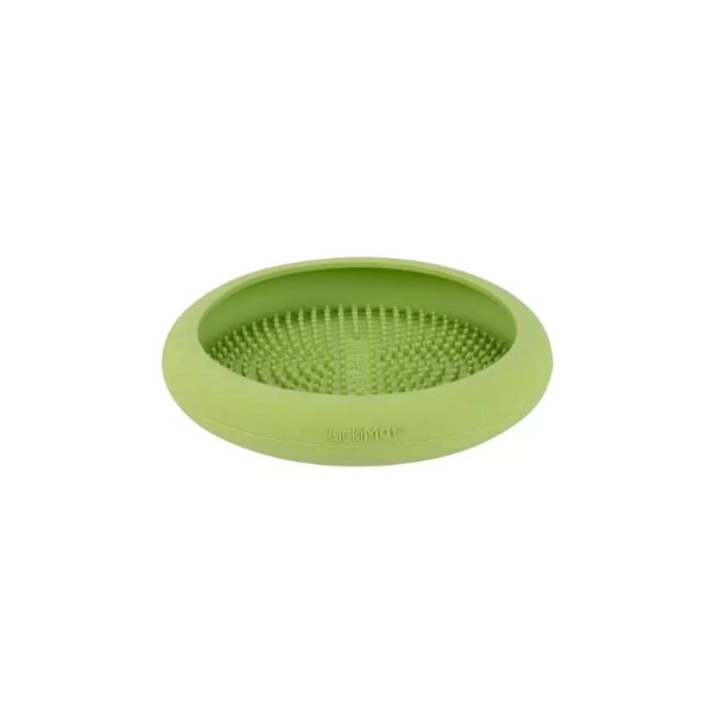 LickiMat® LickiMat Ufo in Grün  Grün Schleckmatte zur Hundebeschäftigung | langsames Essen | schlecken zum beruhigen | Training | mit Saugnäpfen zum h