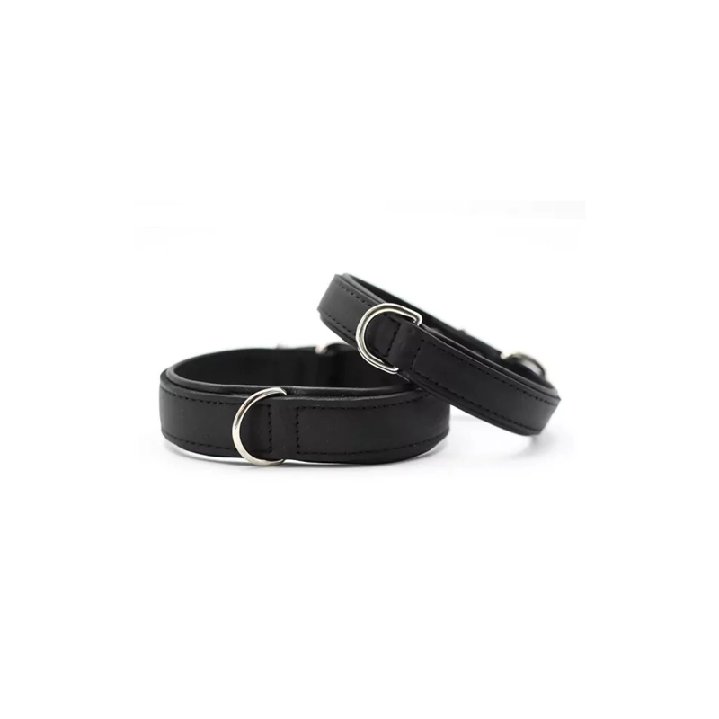 Maul Ledermanufaktur Leder-Halsband Klassik in Schwarz 55 55 Schwarz