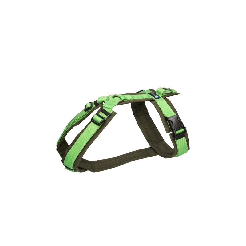 Annyx Brustgeschirr FUN in oliv-hellgrün XS XS Oliv Grün für Welpen | für alle Hunde | verstellbar | gepolstert | ergonomisch | rückenschonend | optim
