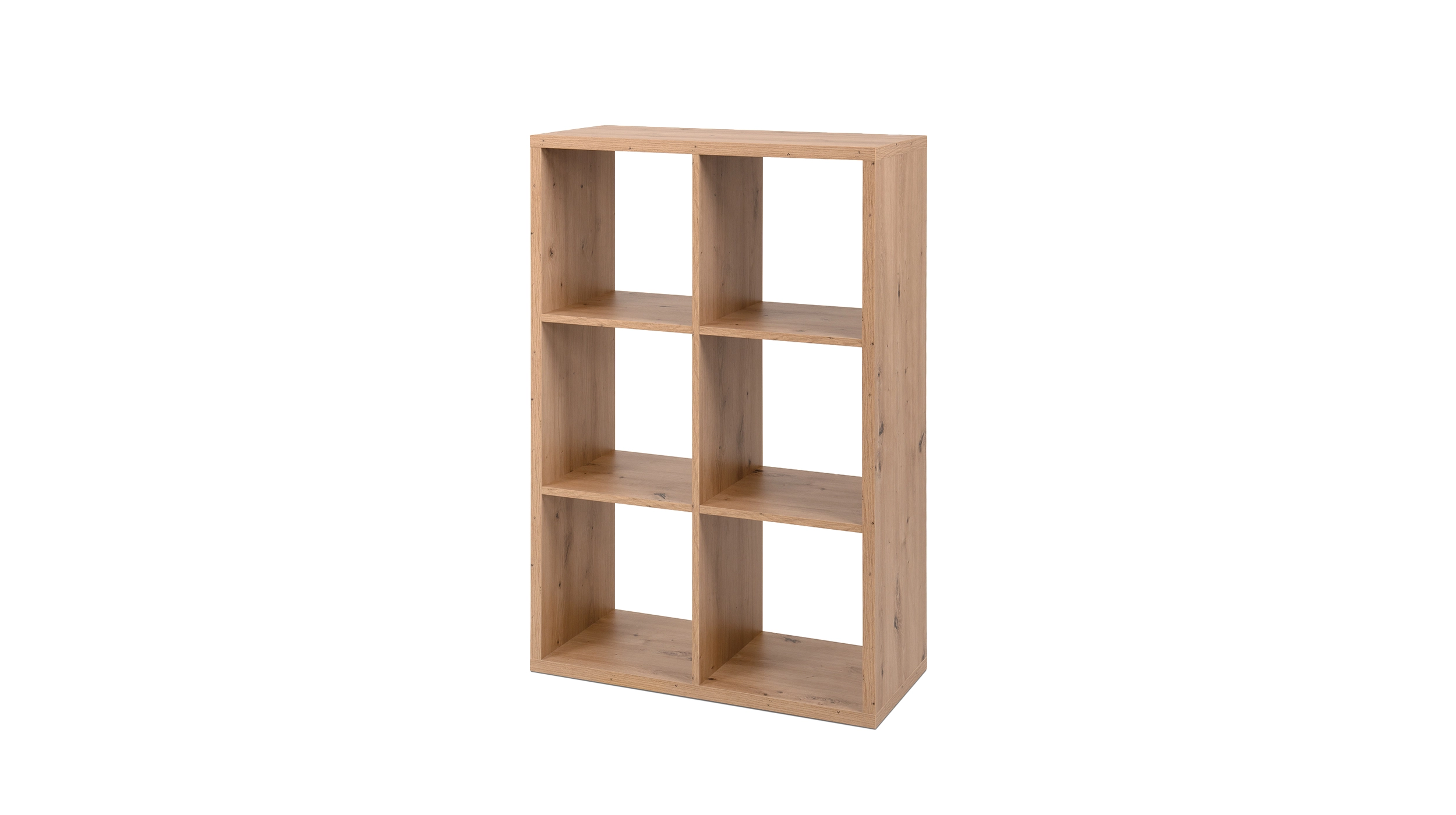 Standregal Artisan Eiche 73 x 107 cm - 6 Fächer - MAX