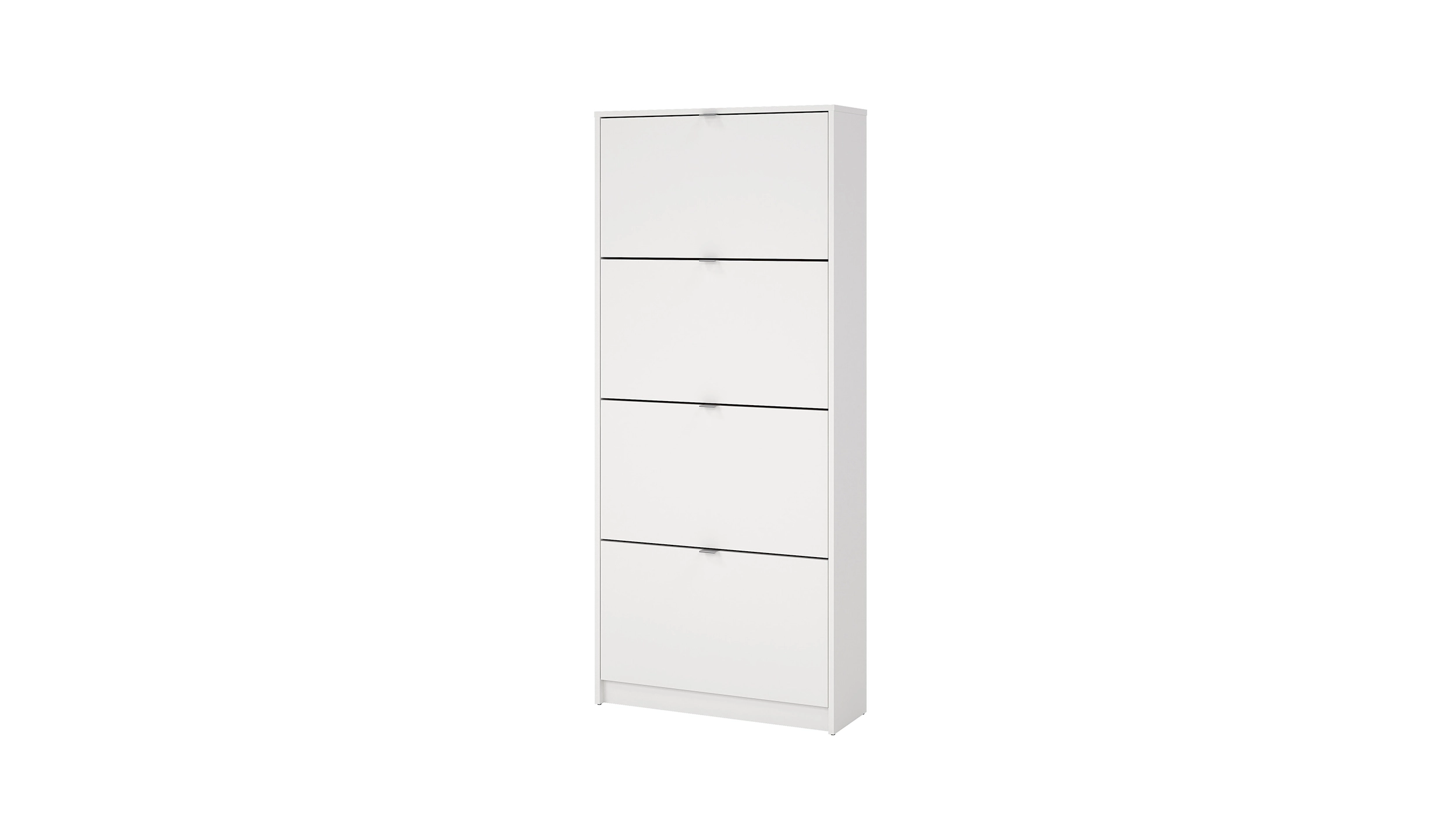 Schuhschrank weiß 4-türig 70 × 162 cm - SHOES