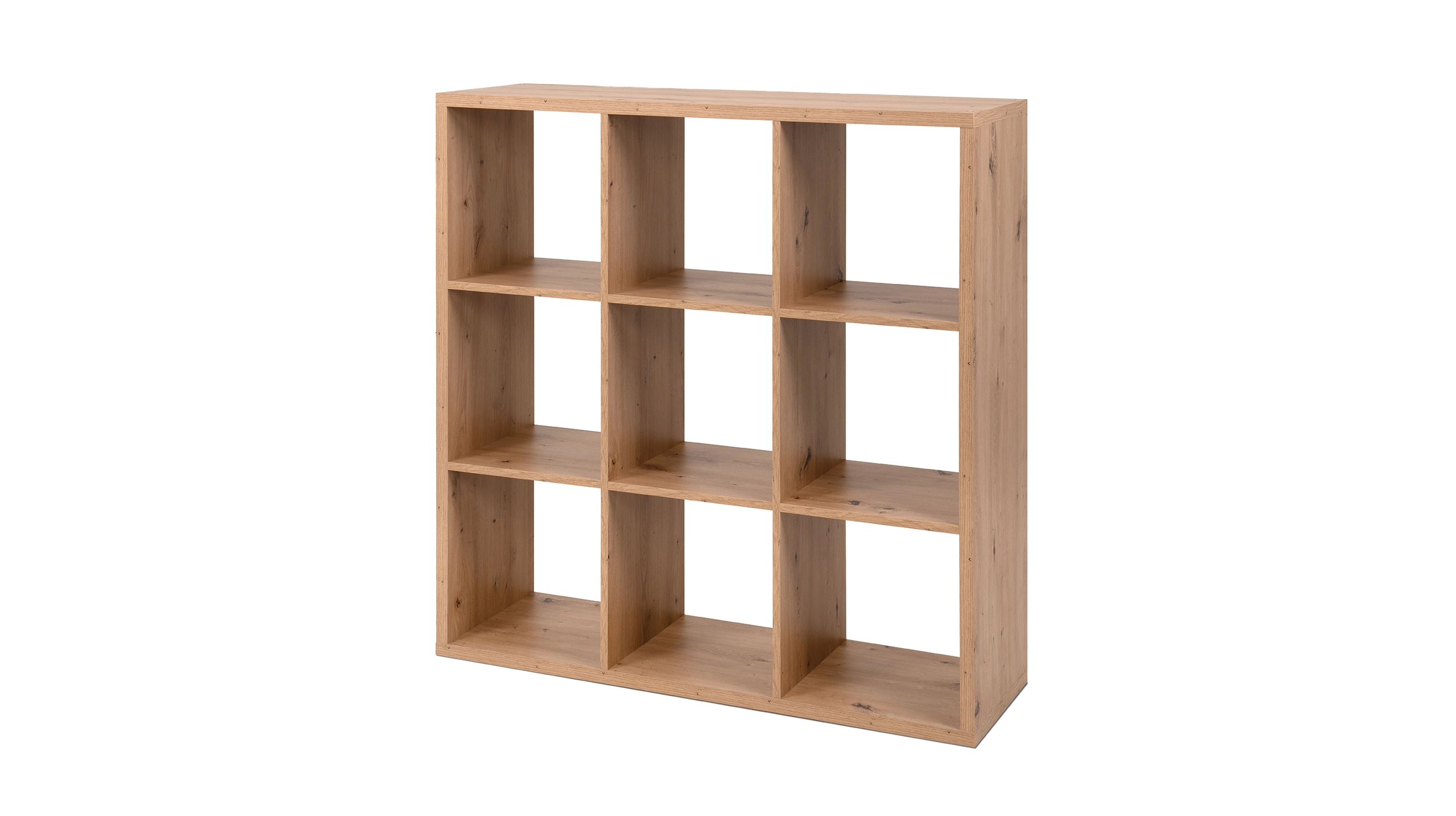 Standregal Artisan Eiche 107 x 107 cm - 9 Fächer - MAX