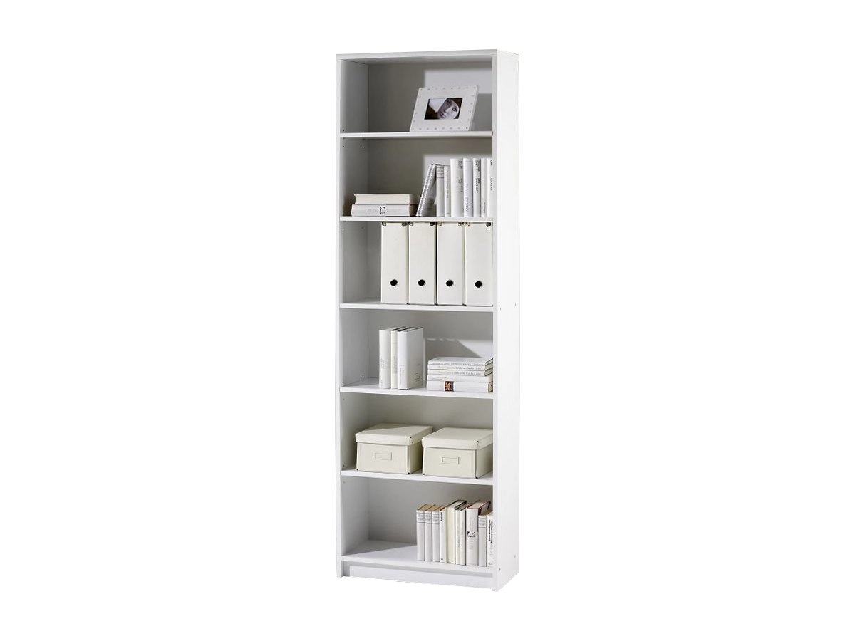 Bücherregal Standregal weiß 60 x 202 cm -  LILLY
