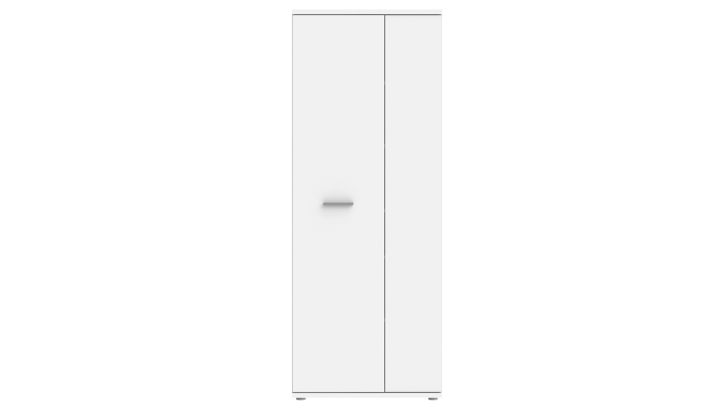 Mehrzweckschrank weiß 69 x 179 cm 5 Einlegeböden - NET