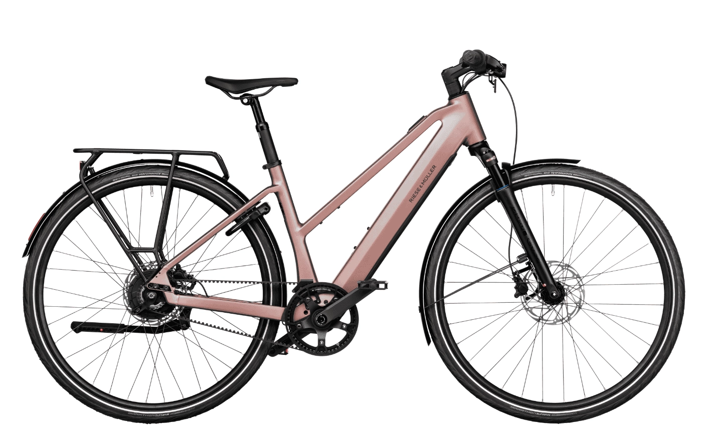 Riese und Müller UBN Seven vario - 28 Zoll 430Wh Envioloe Trapez - rose