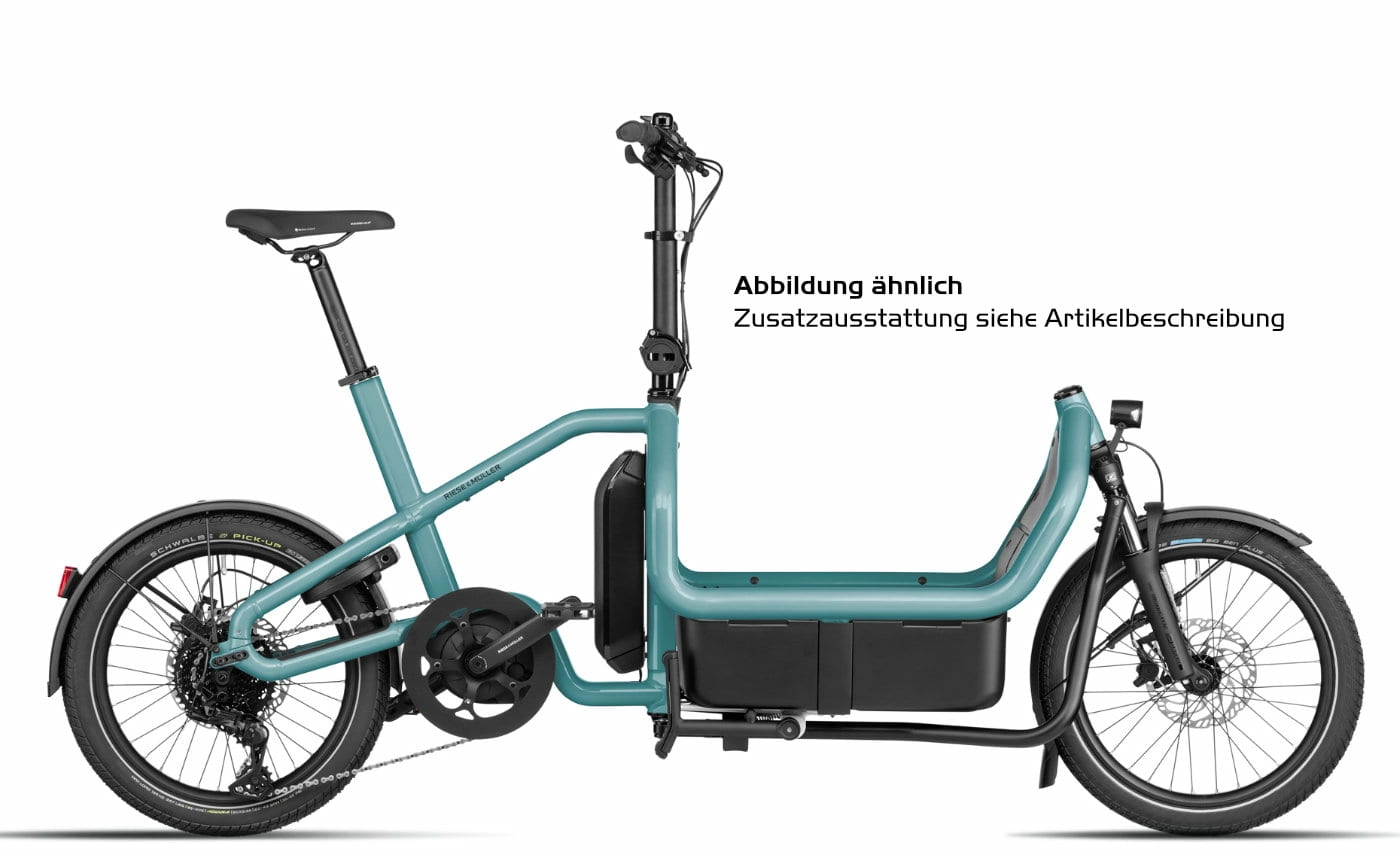 Riese und Müller Carrie touring - 20 Zoll 725Wh 10K Lastenrad - Aqua