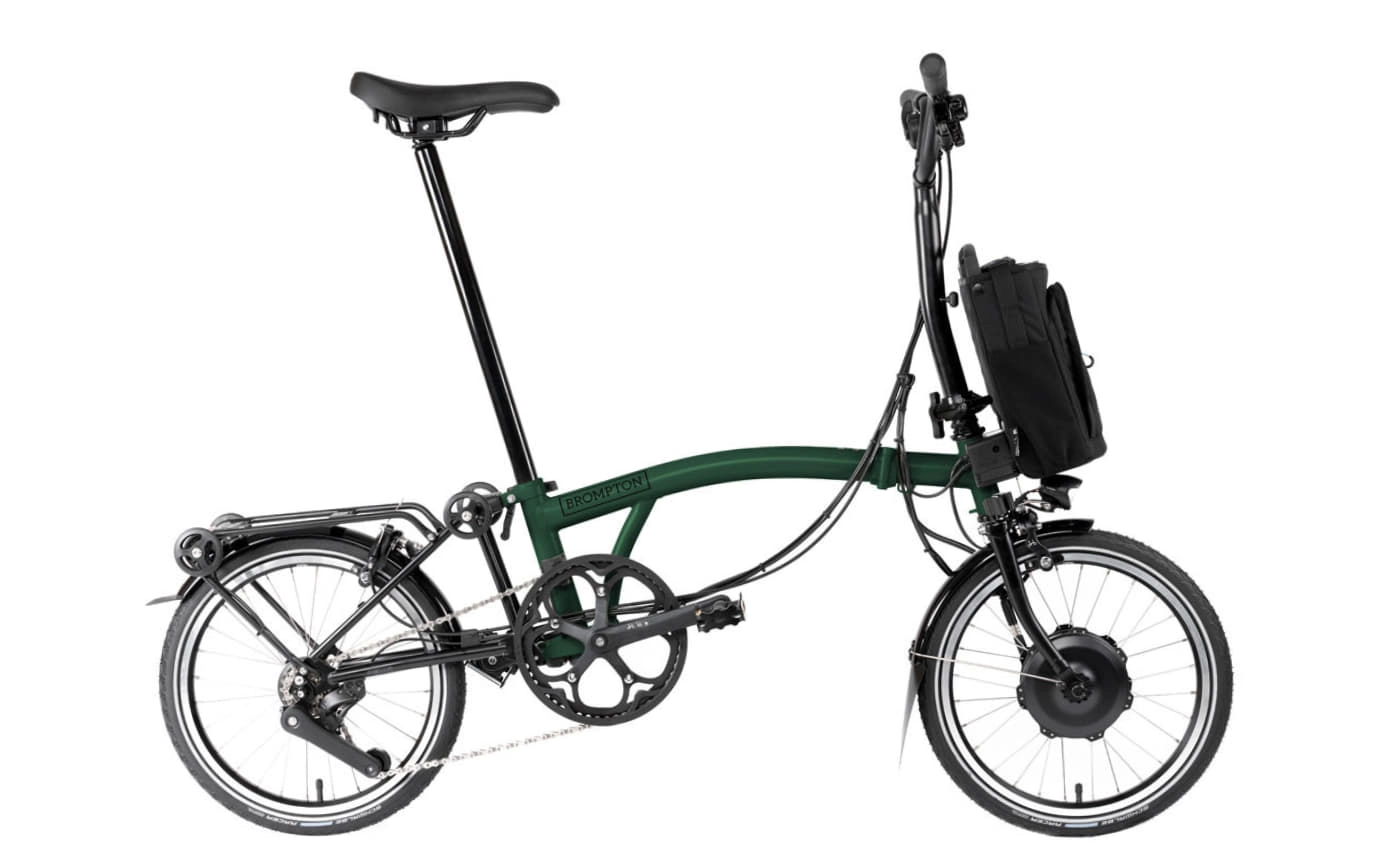Brompton C-Line Electric Explore - Typ H - 16 Zoll 300Wh 12K Faltrad - Racing Green