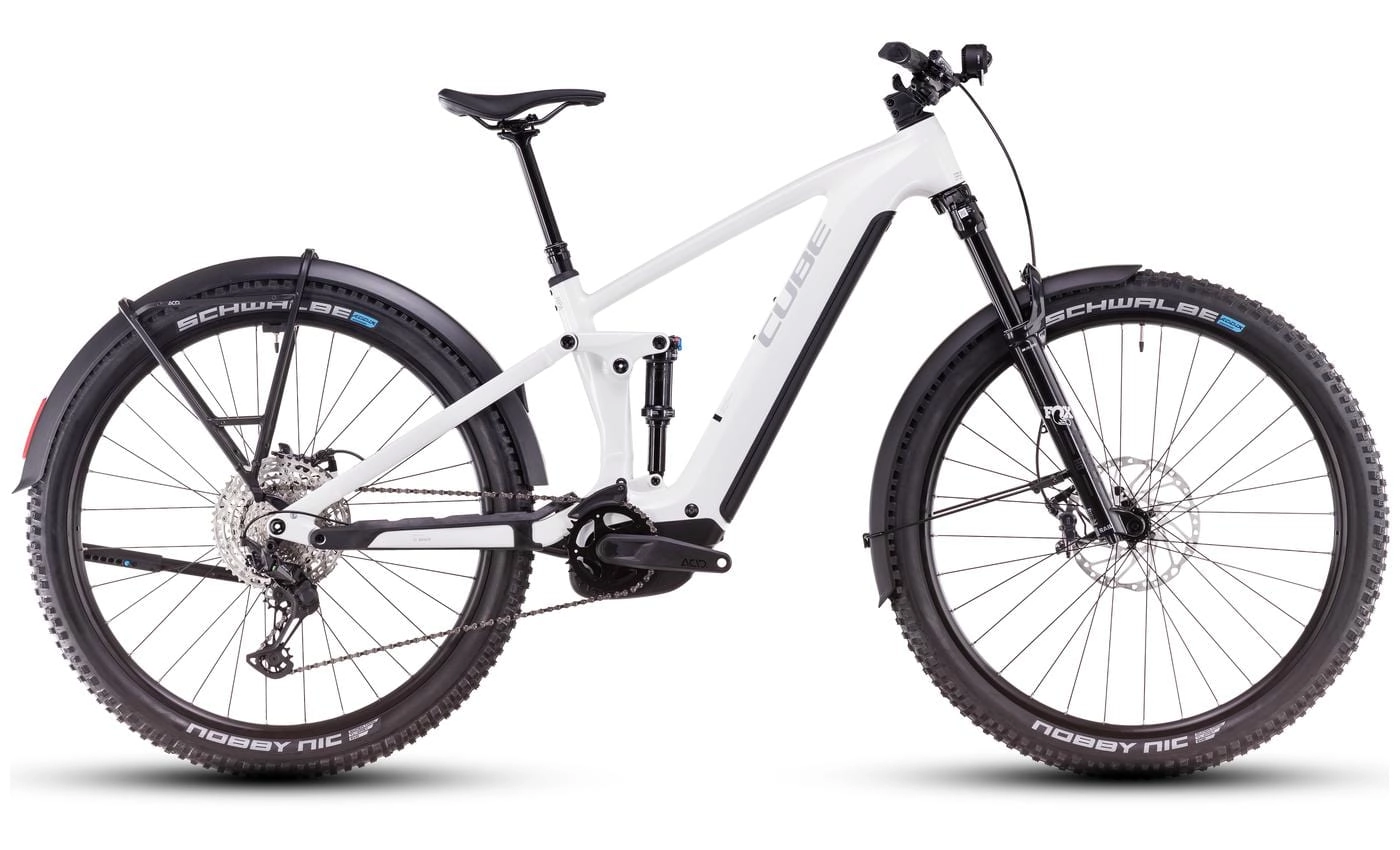 Cube Stereo Hybrid ONE44 EXC Allroad - 27.5 / 29 Zoll 800Wh 12K Fully - whitemarble n black