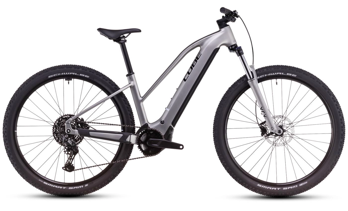 Cube Reaction Hybrid ONE - 27.5 / 29 Zoll 800Wh 10K Trapez - silver n black
