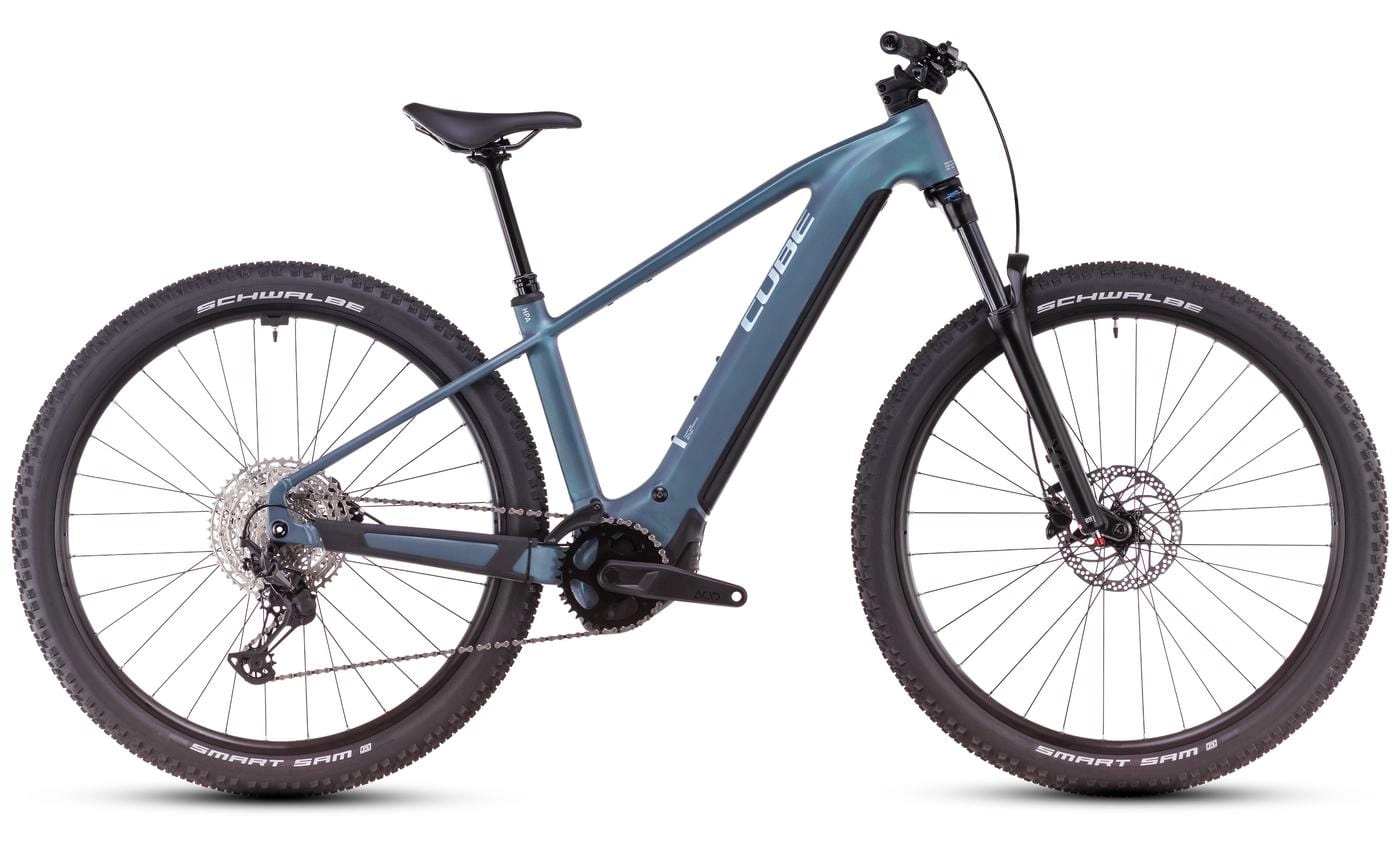 Cube Reaction Hybrid Pro - 27.5 / 29 Zoll 800Wh 12K Diamant - smaragdgrey n prism