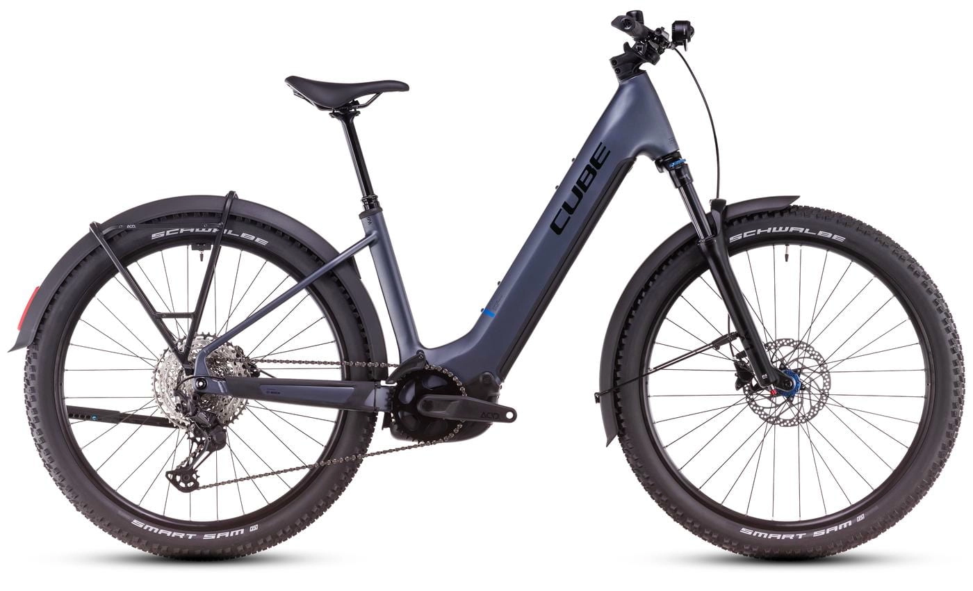 Cube Reaction Hybrid Pro Allroad - 27.5 Zoll 800Wh 12K Wave - metallicgrey´n´black