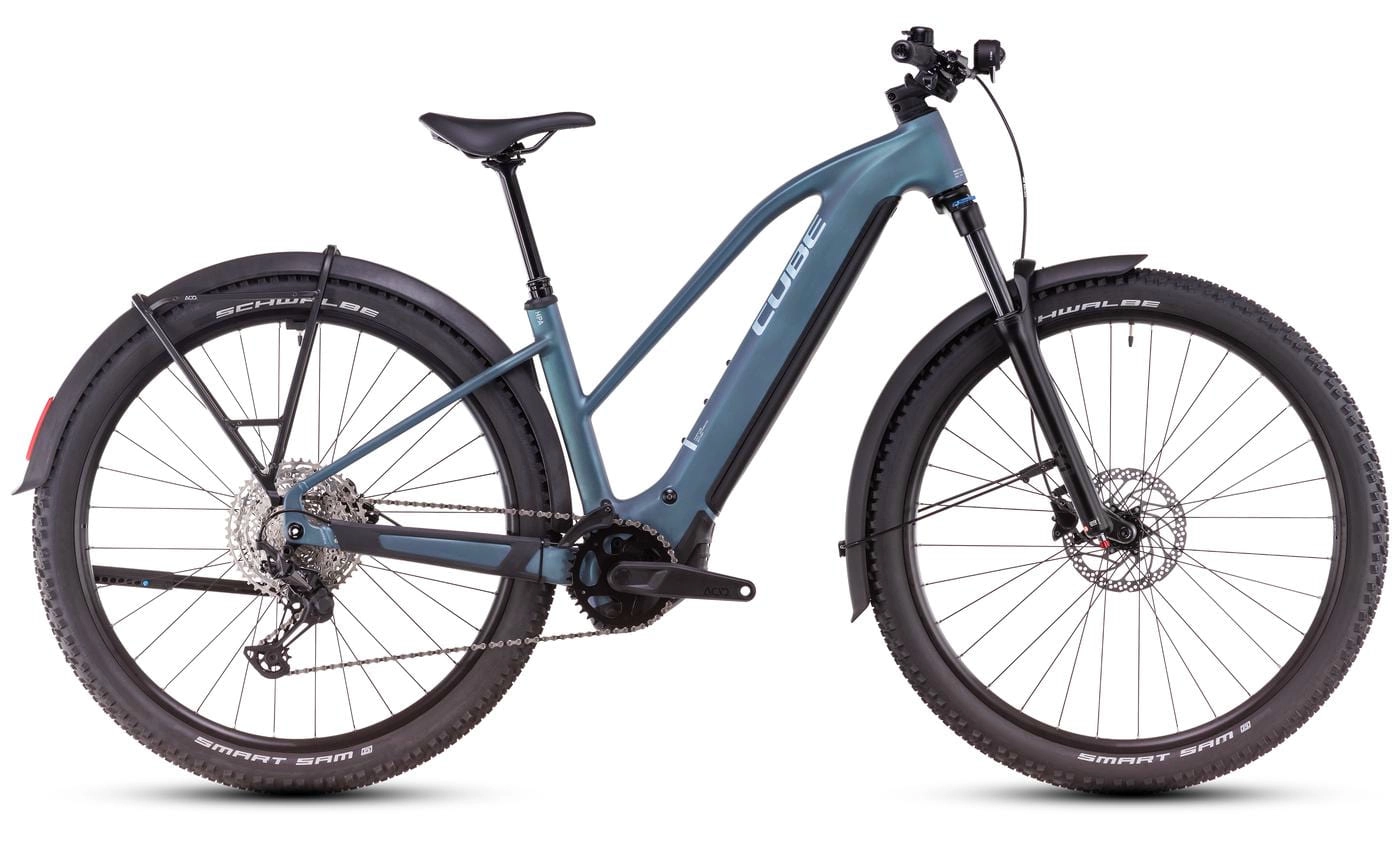 Cube Reaction Hybrid Pro Allroad - 27.5 / 29 Zoll 800Wh 12K Trapez - smaragdgrey n prism
