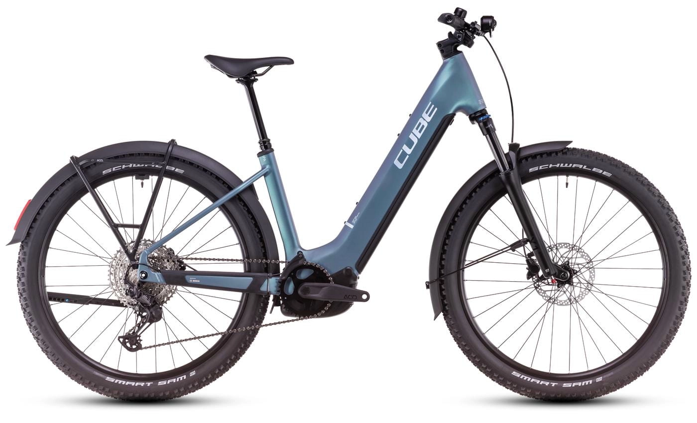 Cube Reaction Hybrid Pro Allroad - 27.5 Zoll 800Wh 12K Wave - smaragdgrey´n´prism
