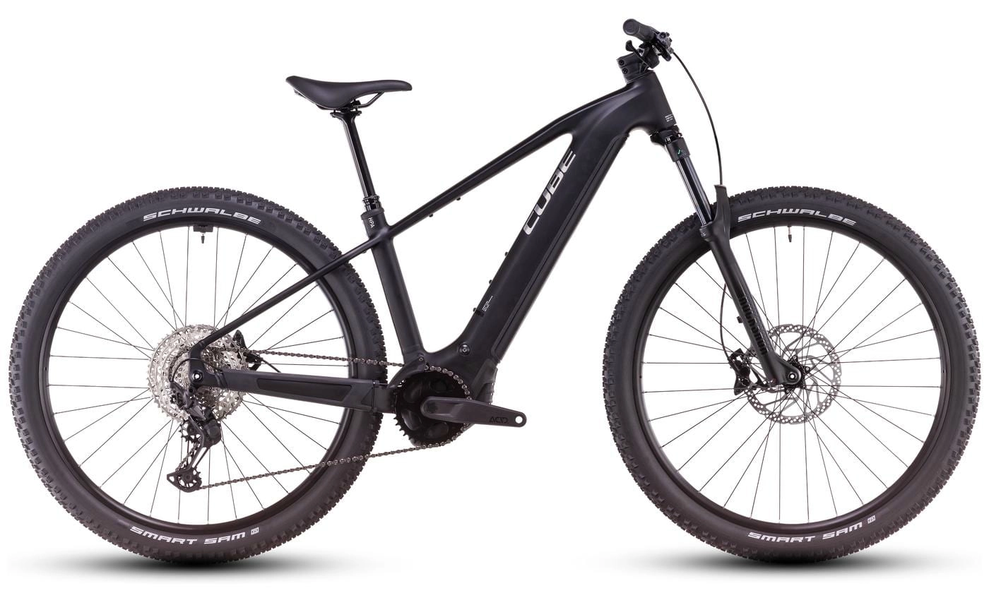 Cube Reaction Hybrid Race - 27.5 / 29 Zoll 800Wh 12K Diamant - black n metal