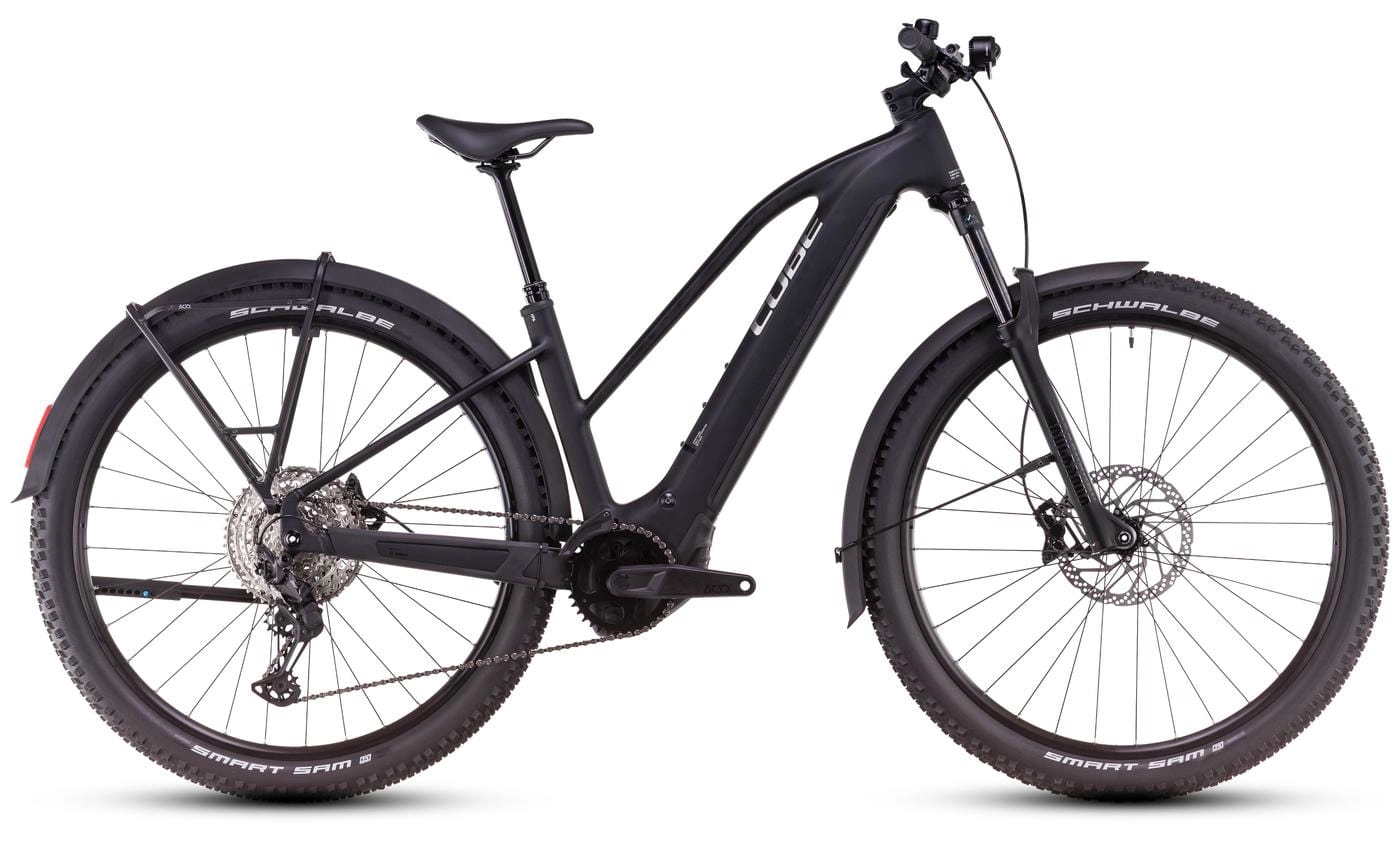 Cube Reaction Hybrid Race Allroad - 27.5 / 29 Zoll 800Wh 12K Trapez - black n metal