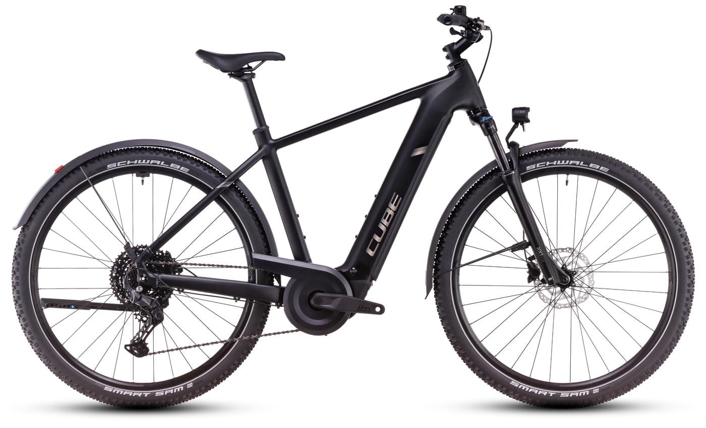 Cube Nuride Hybrid Pro Allroad - 28 Zoll 800Wh 10K Diamant - black´n´bronze