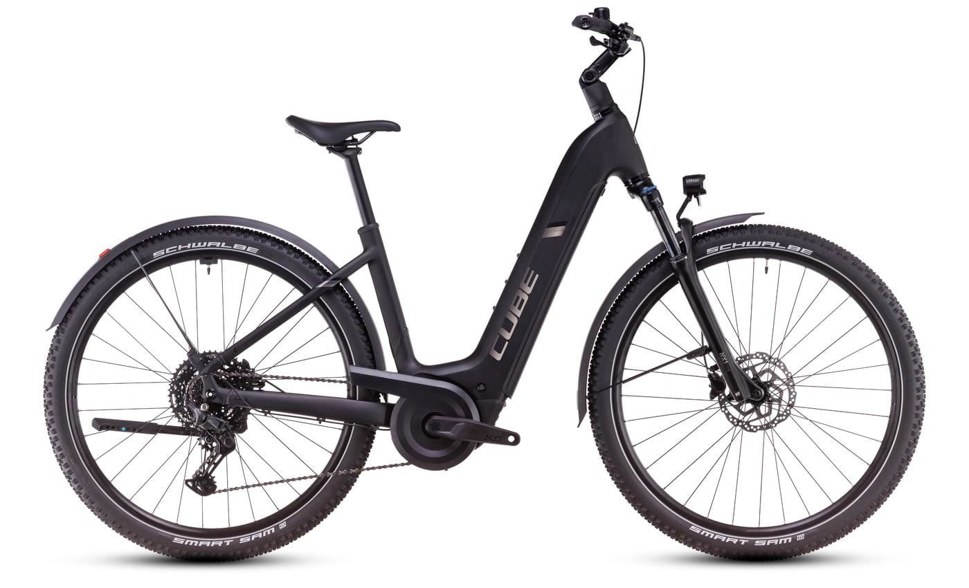 Cube Nuride Hybrid Pro Allroad - 28 Zoll 800Wh 10K Wave - black´n´bronze