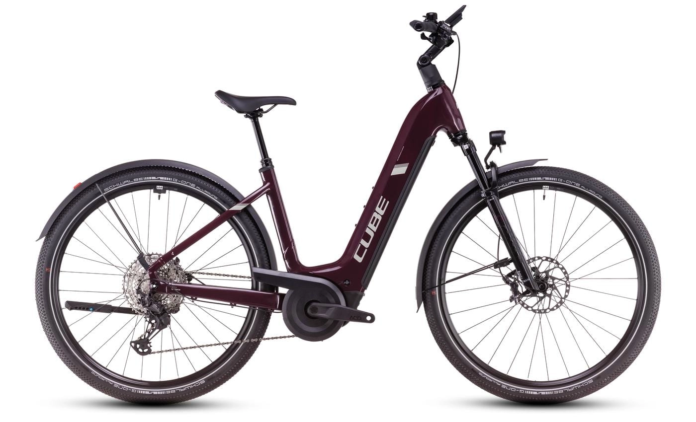 Cube Nuride Hybrid SLX Allroad - 28 Zoll 800Wh 12K Wave - amarone´n´lunar