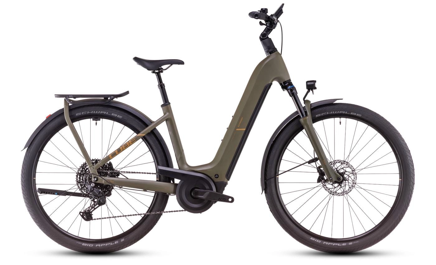 Cube Kathmandu Hybrid Pro - 28 Zoll 800Wh 11K Wave - dustyolive´n´gold