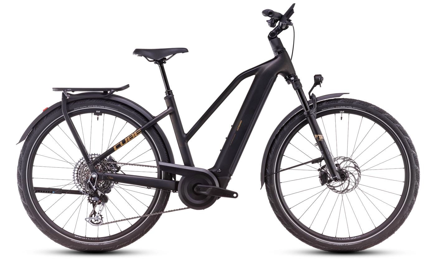 Cube Kathmandu Hybrid SLT - 28 Zoll 800Wh 12K Trapez - golddust´n´black