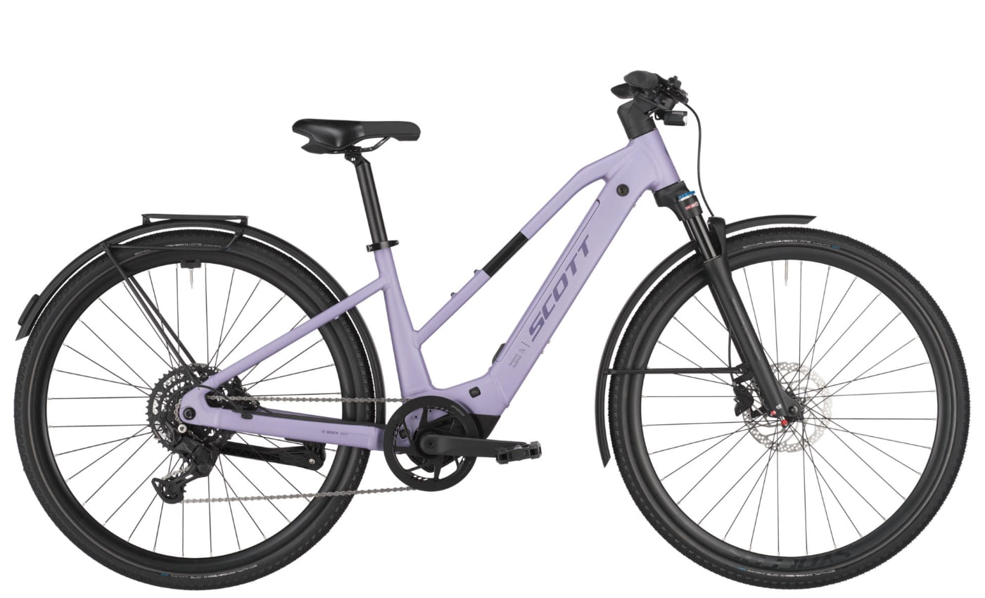 Scott Passage 30 Slope - 28 Zoll 400Wh 9K Trapez - Lila Purple