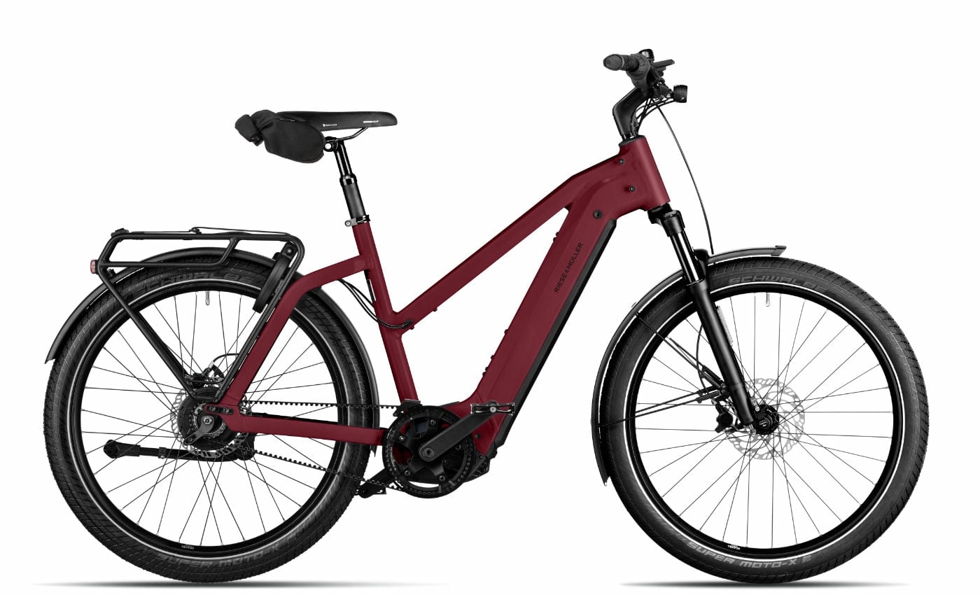 Riese und Müller Charger 4 Mixte GT vario CORE - 27,5 Zoll 625Wh Enviolo Trapez - dark red matt