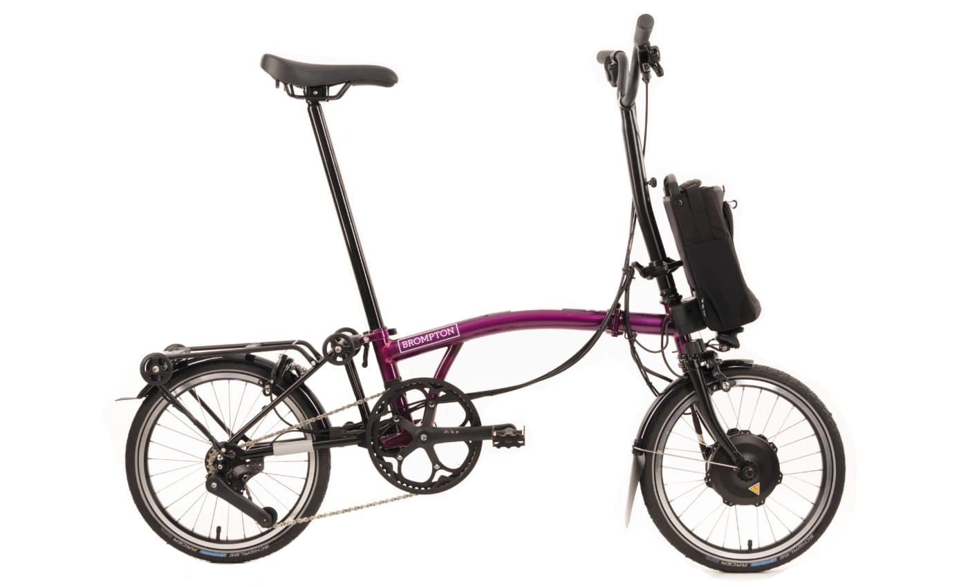 Brompton C-Line Electric Urban - Typ H - 16 Zoll 300Wh 4K Faltrad - Amethyst Lacquer