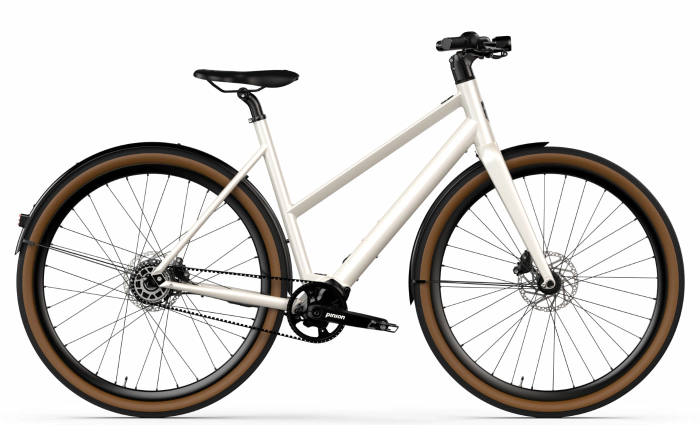 Desiknio X35 Urban Pinion - 28 Zoll 250Wh Pinion-1.6 Trapez - Pearl White