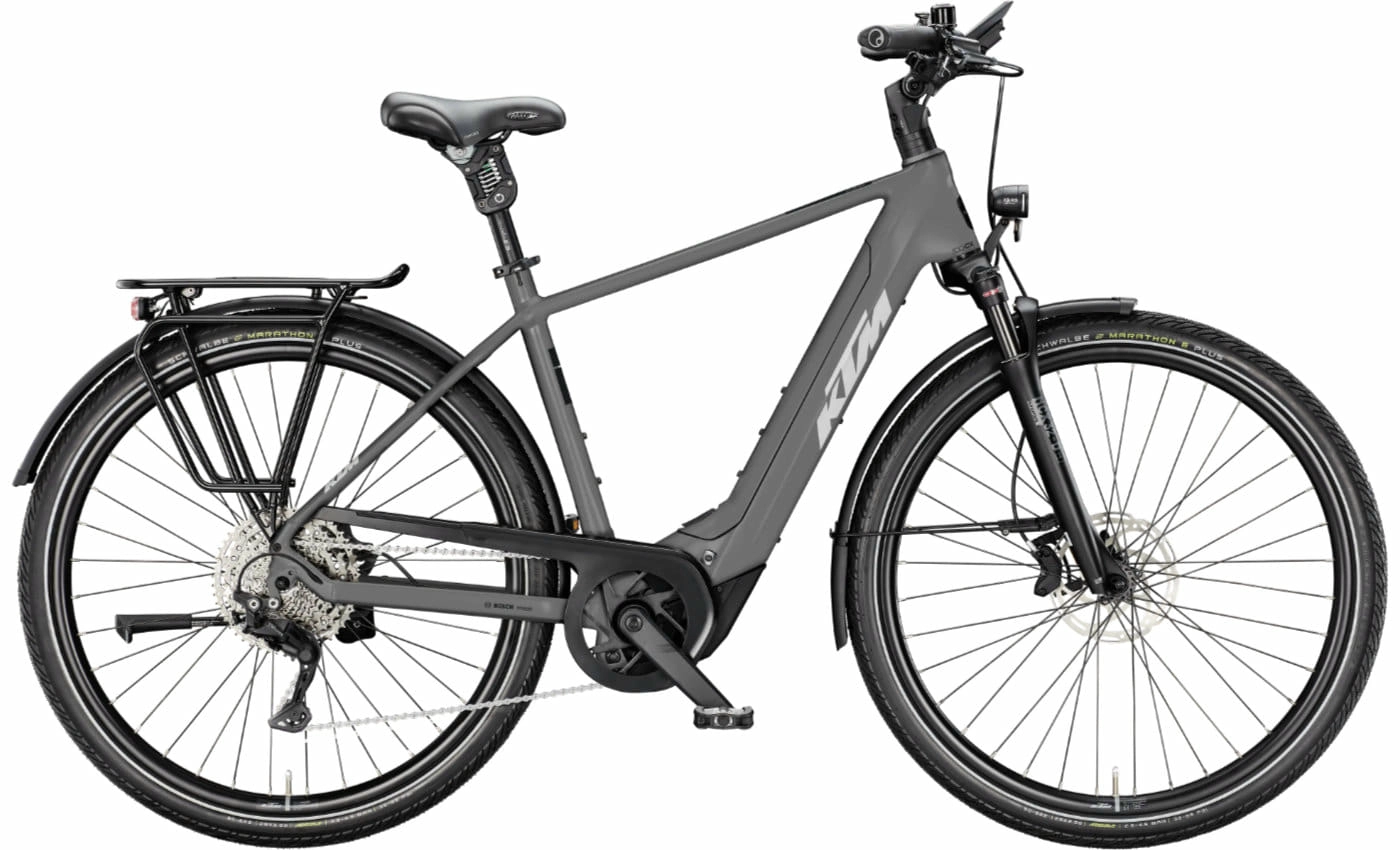 KTM MACINA STYLE 820 XL   - 28 Zoll 800Wh 11K Diamant - MACHINE GREY MATT (SILVER+BLACK)