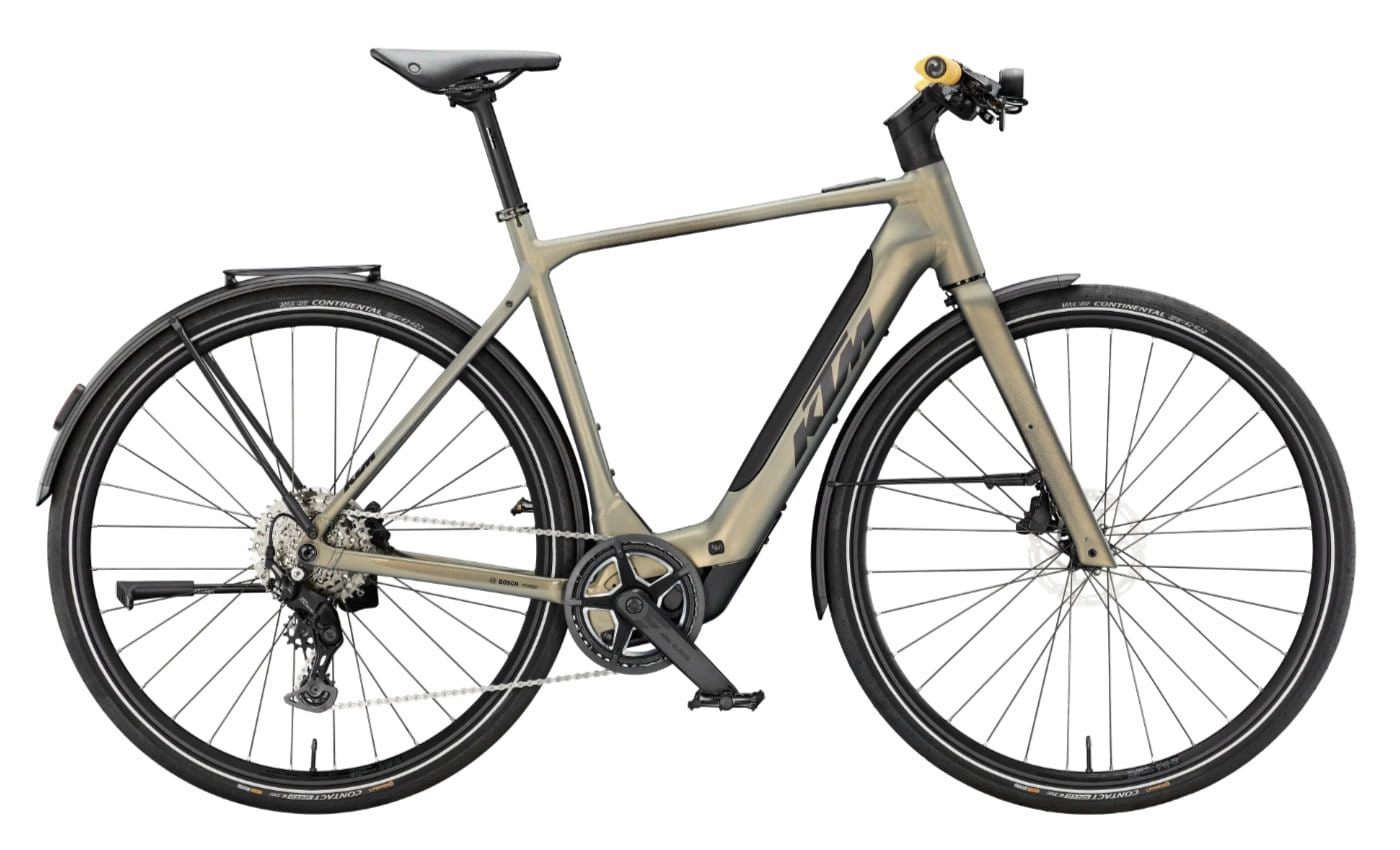 KTM MACINA URBANATOR SX - 28 Zoll 400Wh 9K Diamant - OLIVE PEARL MATT (BLACK+AMBER)