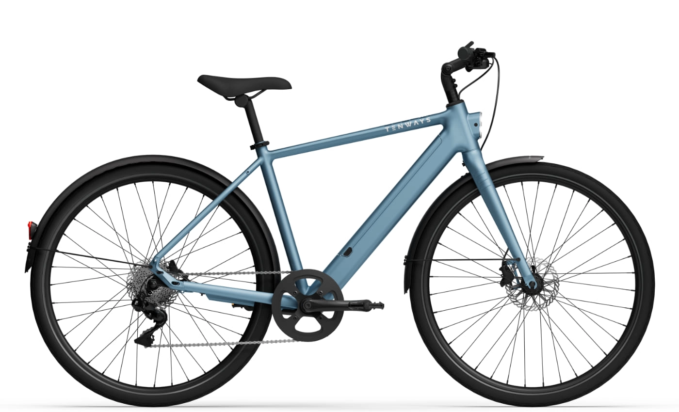 Tenways CGO600 Plus - 28 Zoll 360Wh 8K Diamant - Sky Blue