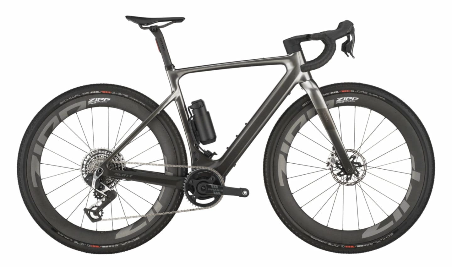 Scott Solace Gravel Ultimate - 28 Zoll 360Wh 13K Diamant - chrome silver