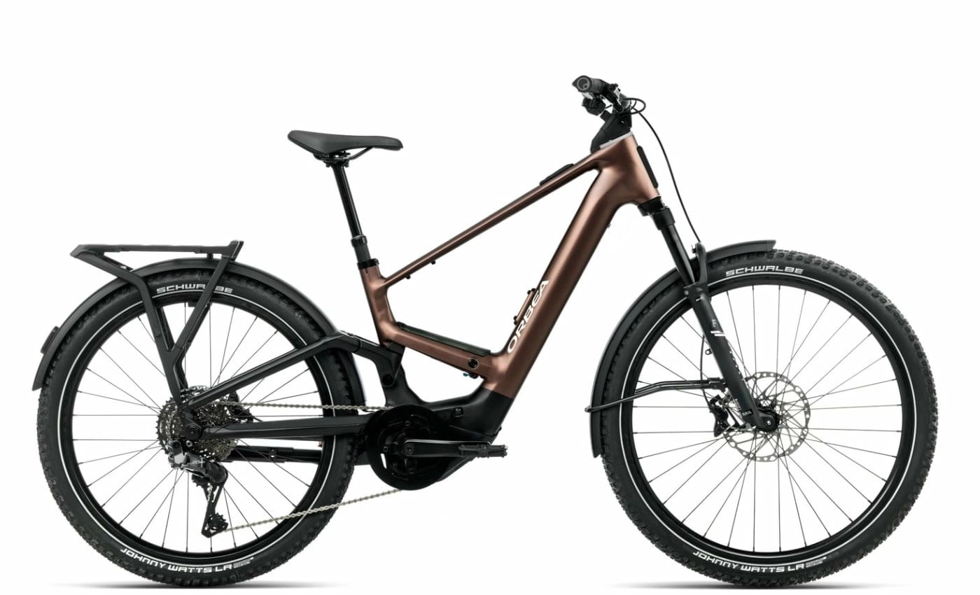 Orbea MUGA 20 - 29/27.5 Zoll 750Wh 11K-Di2 Fully - Metallic Rust - Diamond Black