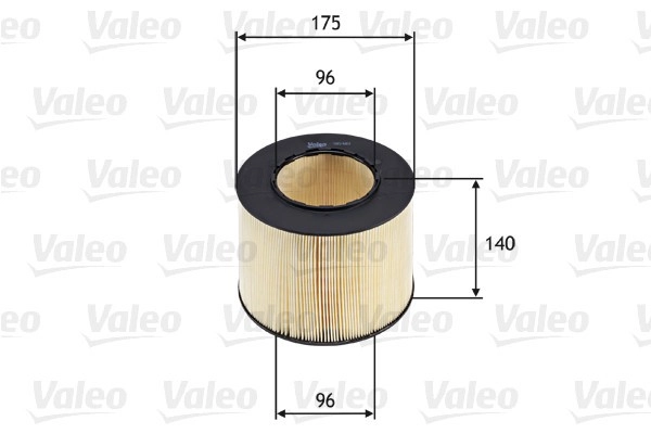 VALEO Luftfilter 585683 Motorluftfilter,Filter für Luft BMW,SAAB,3 Touring (E91),3 Limousine (E46),3 Limousine (E90),5 Limousine (E60),5 Touring (E61)