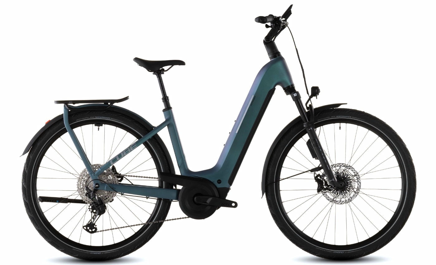 Cube Kathmandu Hybrid EXC 800 - 28 Zoll 800Wh 12K ABS Wave - smaragdgrey´n´prism