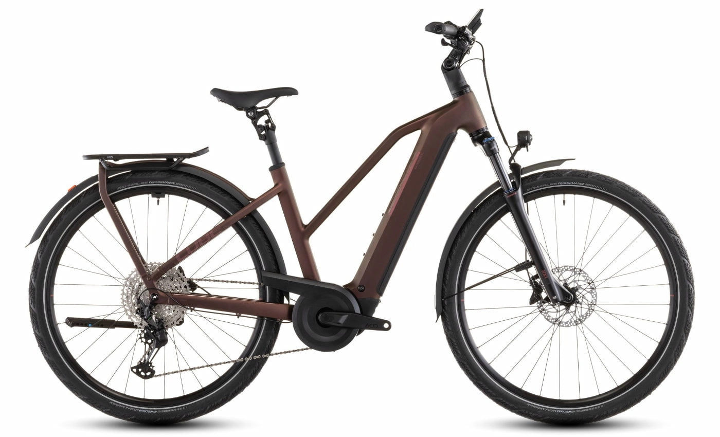 Cube Kathmandu Hybrid Pro 800 - 28 Zoll 800Wh 12K Trapez - sunglow´n´chrome