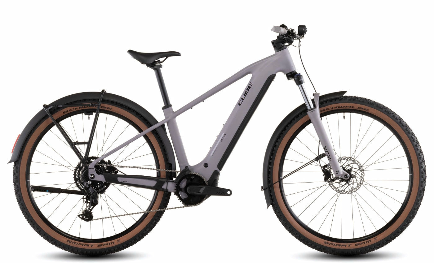 Cube Reaction Hybrid Performance 600 FE - 27.5/29 Zoll 600Wh 9K Diamant - plumgrey´n´black