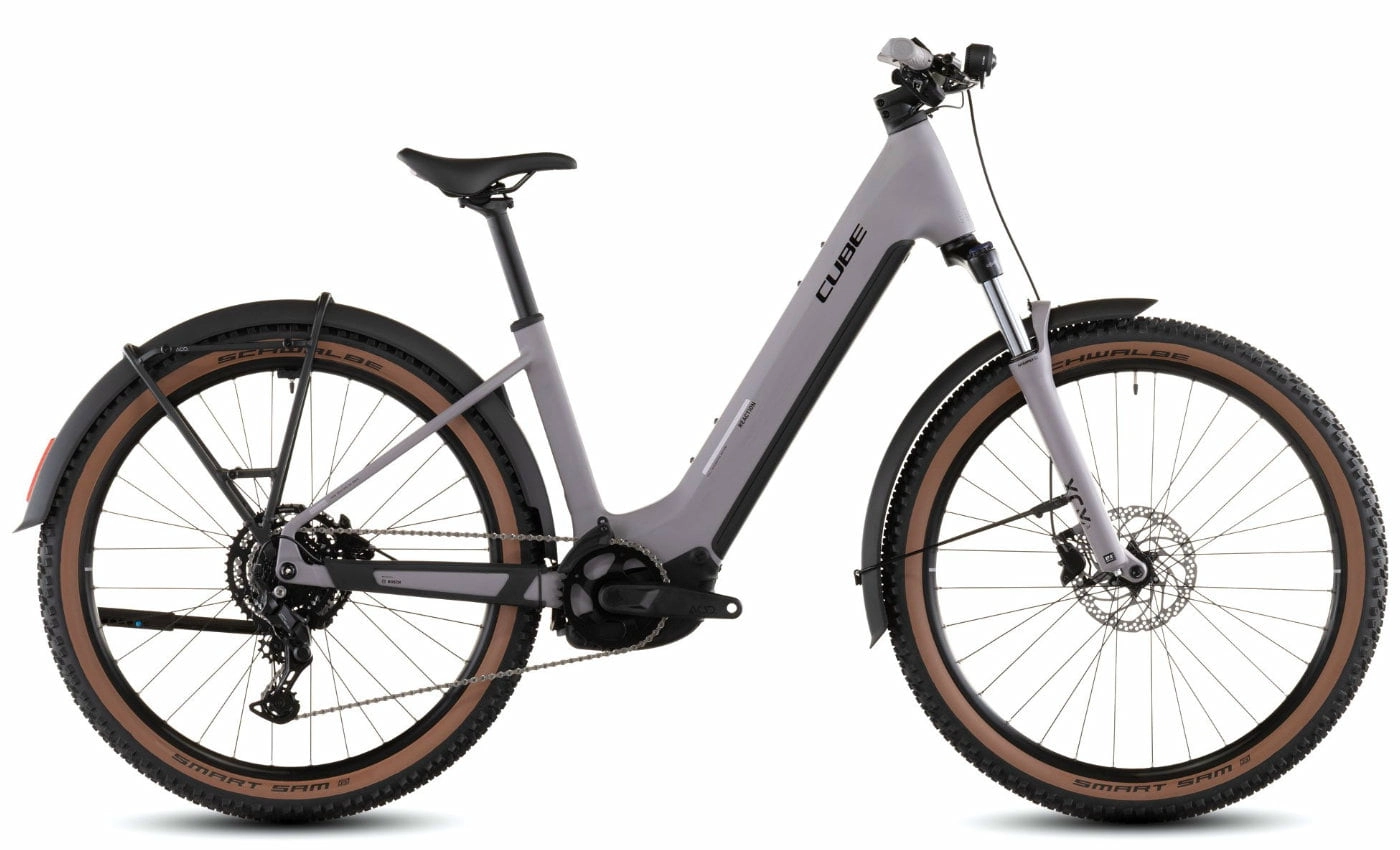 Cube Reaction Hybrid Performance 600 FE - 27.5 Zoll 600Wh 9K Wave - plumgrey´n´black