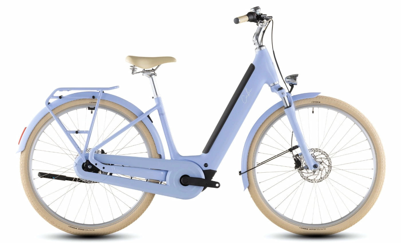 Cube Aruba Hybrid 600 - 26/28 Zoll 600Wh 5N Wave - blueblossom´n´creme