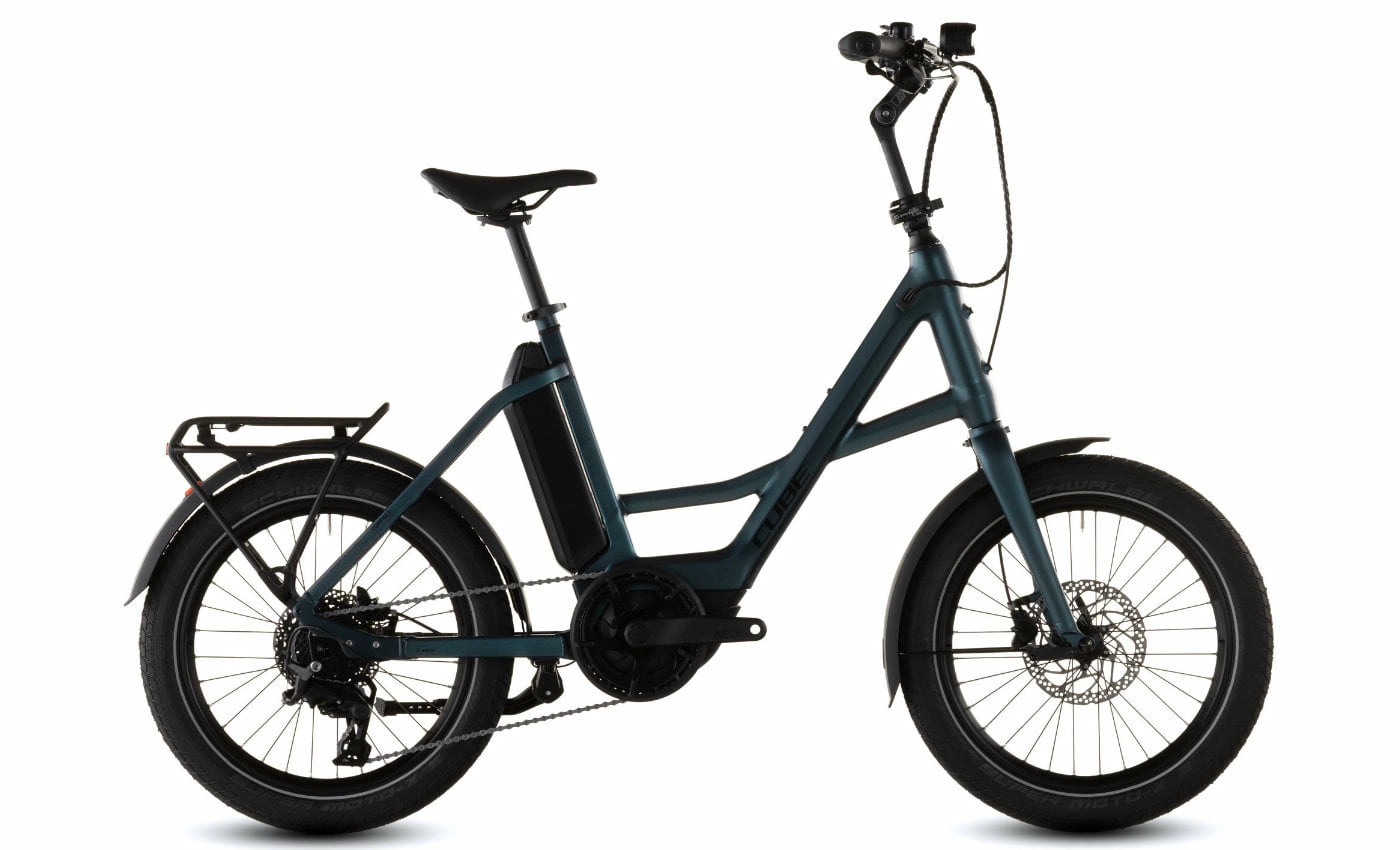 Cube Compact Hybrid 545 - 20 Zoll 545Wh 9K Kompakt - royalgreen´n´black