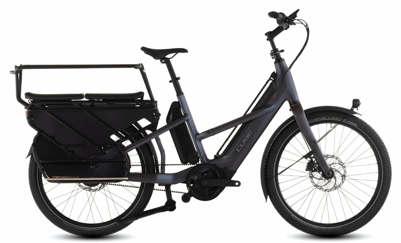 Cube Longtail Hybrid Comfort Family 800 - 26 Zoll 800Wh Enviolo Lastenrad - haze´n´reflex