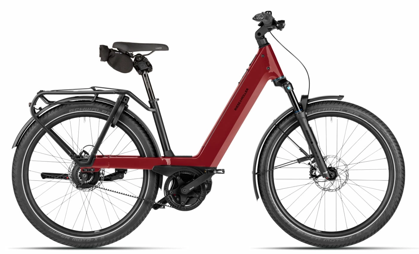 Riese & Müller Nevo5 vario - 27,5 Zoll 800Wh Enviolo Wave - ruby red