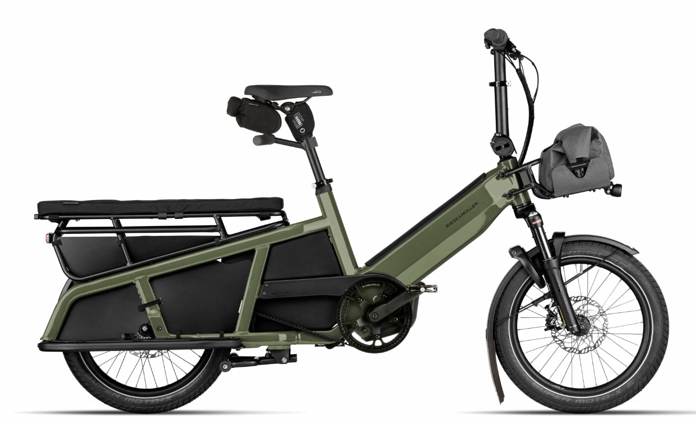 Riese & Müller Multitinker2 touring - 20 Zoll 625Wh 10K Lastenrad - olive/black matt