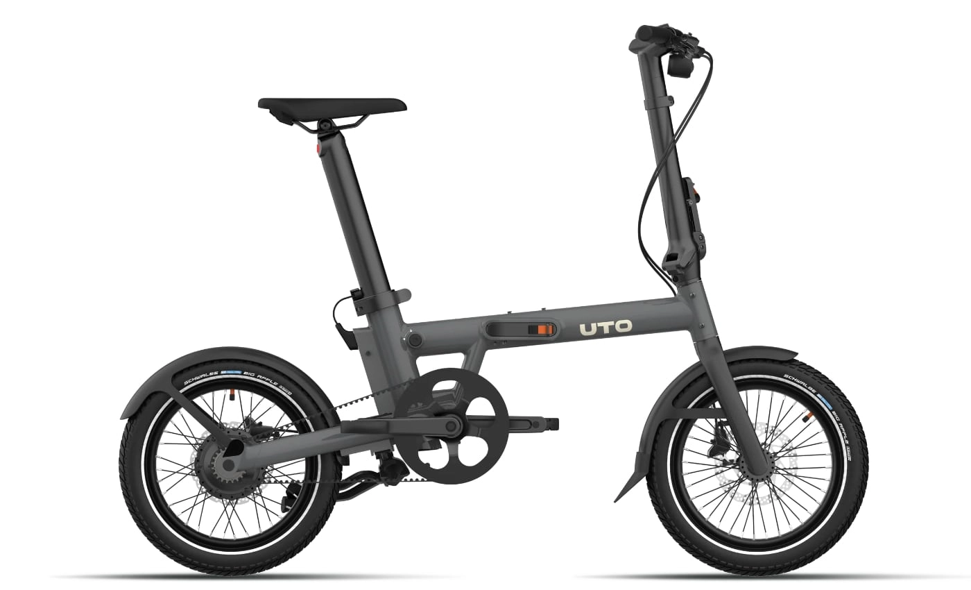 UTO PRO16 - 16 Zoll 250Wh Faltrad - anthrazitgrau
