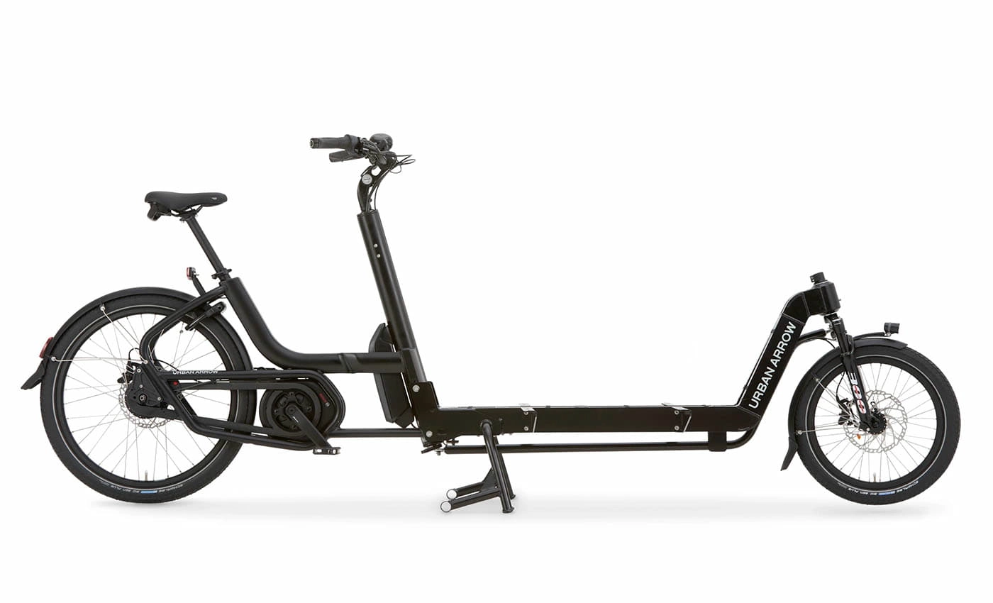 Urban Arrow Flatbed XL Cargo - 20/26 Zoll 500Wh Enviolo Lastenrad - black