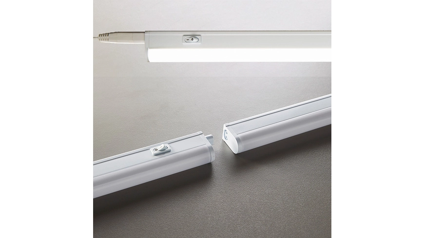 HEITRONIC 13-W-LED-Lichtleiste FRANKFURT, 1340 lm, 4000 K, weitere Lichtleisten anreihbar, 84,9 cm