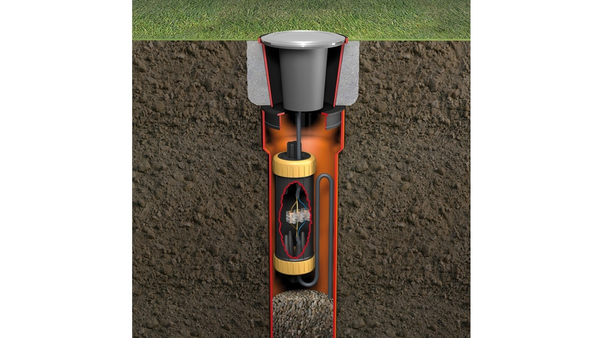 Heitronic Sicherheits-Kabelmuffe für 6 bis 14 mm, IP68, wasserdicht bis 1 m
