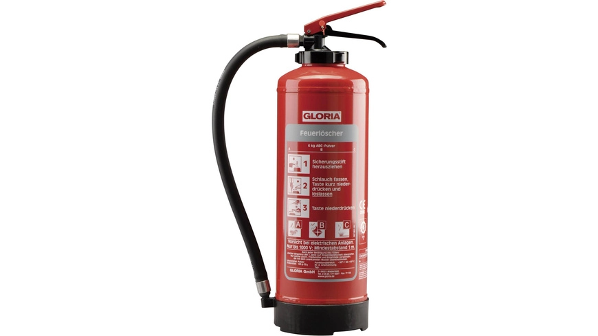 Gloria P6Easy, Feuerlöscher, Pulver, 6 kg
