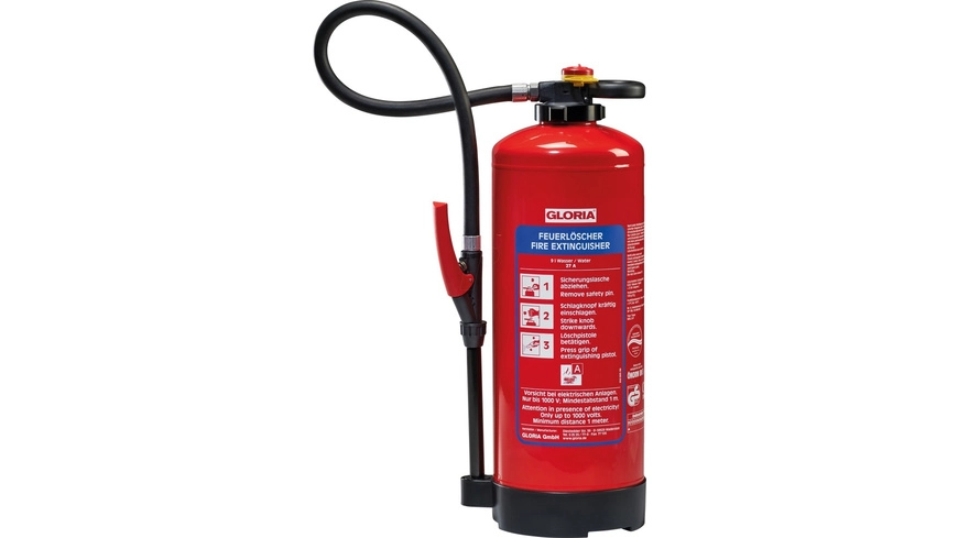 Gloria WKL 6 PRO Wasserfeuerlöscher, 6 Liter