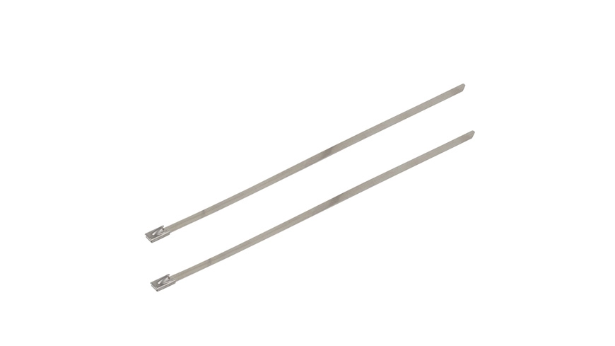 REV Ritter Kabelbinder, Edelstahl, 300 x 4,4 mm, 10 Stück